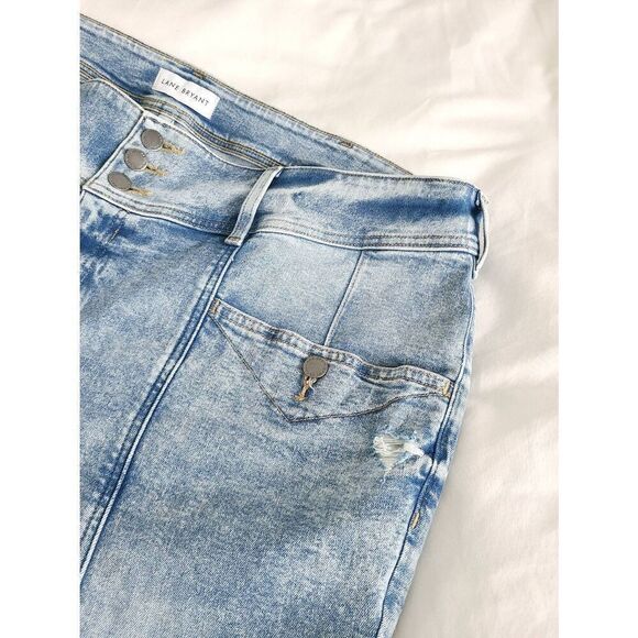 Lane Bryant Jegging Jeans Women's Plus Size 24 Blue Denim Flex Magic Waistband H - Picture 5 of 8